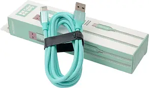 Кабель ColorWay USB-USB Type-C (2.4А), 2м Mint, фото 4