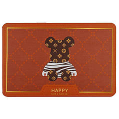 Вологопоглинаючий килимок 38х58х3мм "Щасливий" (D) SW-00001565