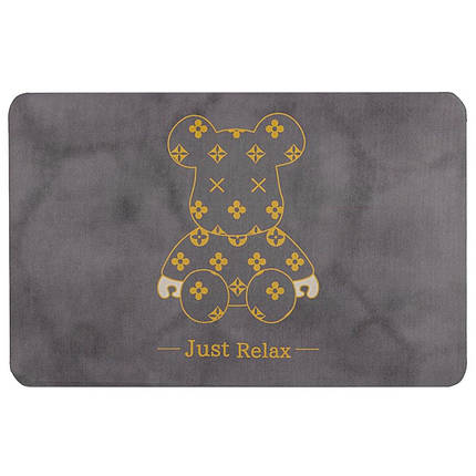 Вологопоглинаючий килимок 38х58х3мм "Просто розслабся" (D) SW-00001567, фото 1