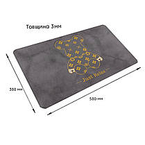 Вологопоглинаючий килимок 38х58х3мм "Просто розслабся" (D) SW-00001567, фото 3