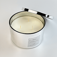 Ароматична свічка Pepco Home Luxury Candle Spices & Love (срібна)