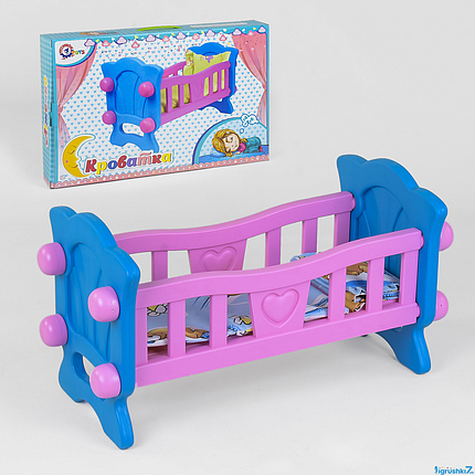 Ліжко для ляльки nok Toys (77x27x31 см, постільну білизну) 4173, фото 2