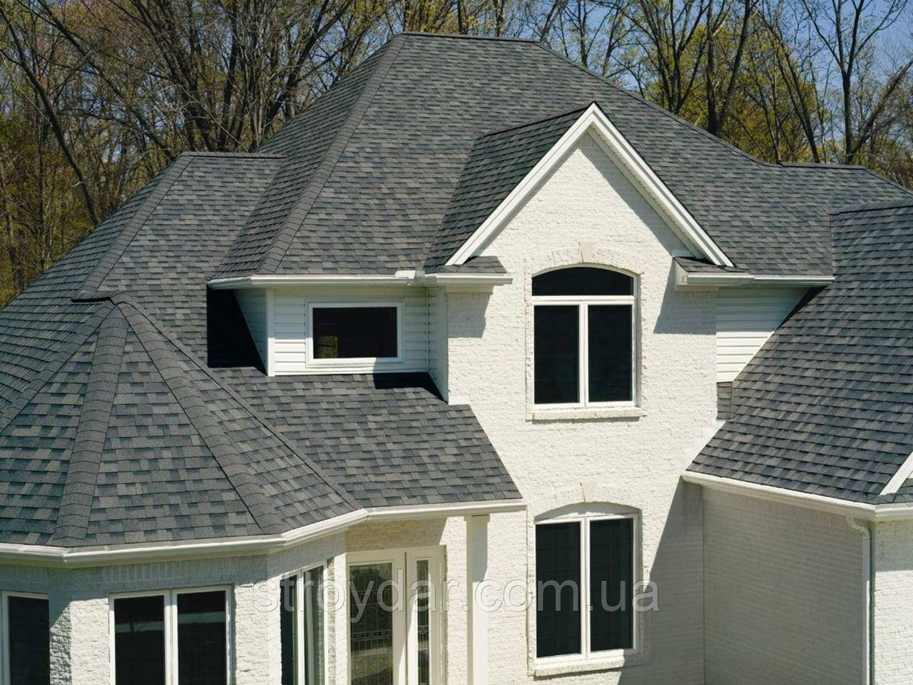 Бітумна черепиця Owens Corning OAKRIDGE AR Estate Gray