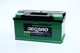 Акумулятор 100Ah-12v DECARO MASTER (353х175х190), R, EN840 6СТ-100 А3 (0) M