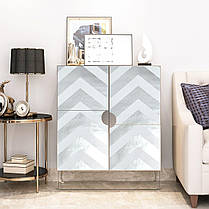 Самоклеюча плівка 0,45х10м х 0,07мм Срібло SW-00001221, фото 5