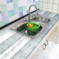 Самоклеюча плівка 0,45х10м х 0,07мм Деревно-вугільна SW-00001265, фото 5