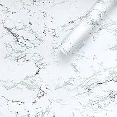 Самоклеюча плівка 0,45х10м х 0,07мм Зелено-червоний мармур SW-00001272