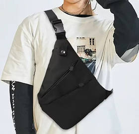 Сумка-слінг через плече Чорна KT6010002