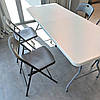 Складний стілець 46х52х79см Чорний SW-00001608, фото 9