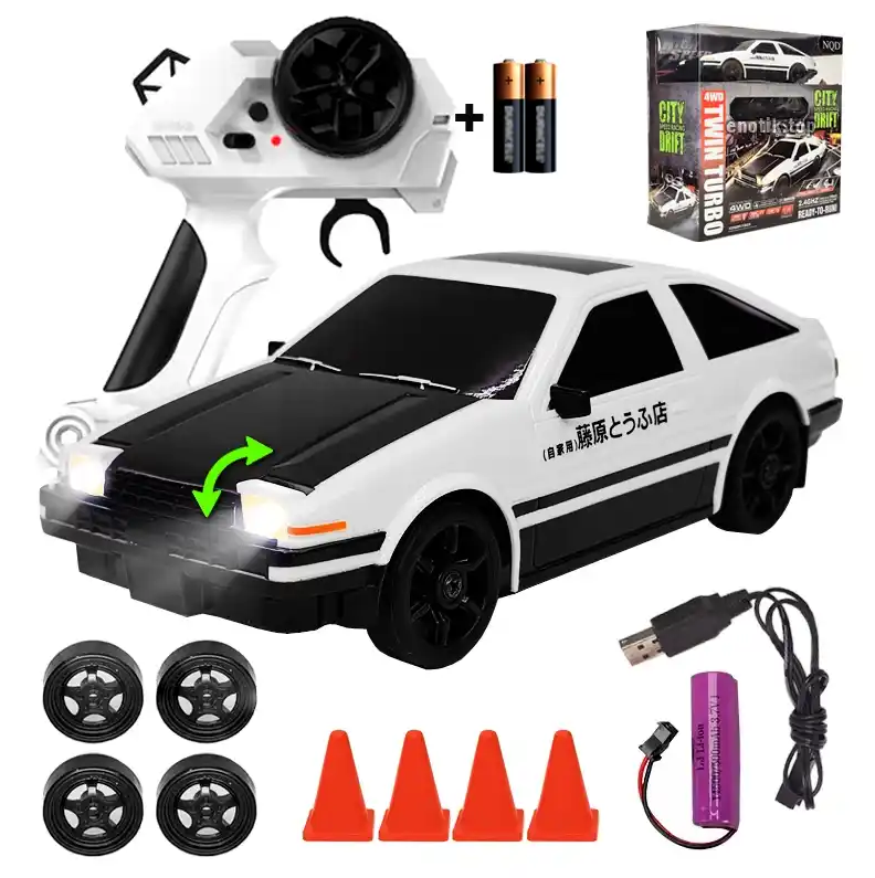 Машинка на радіоуправлінні Toyota AE86 Trueno 1:24 для дрифту та гонок, фото 1