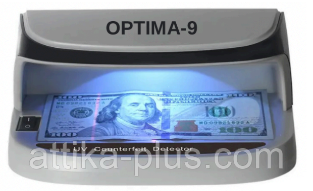 Детектор валют світлодіодний ультрафіолетовий Optima 9