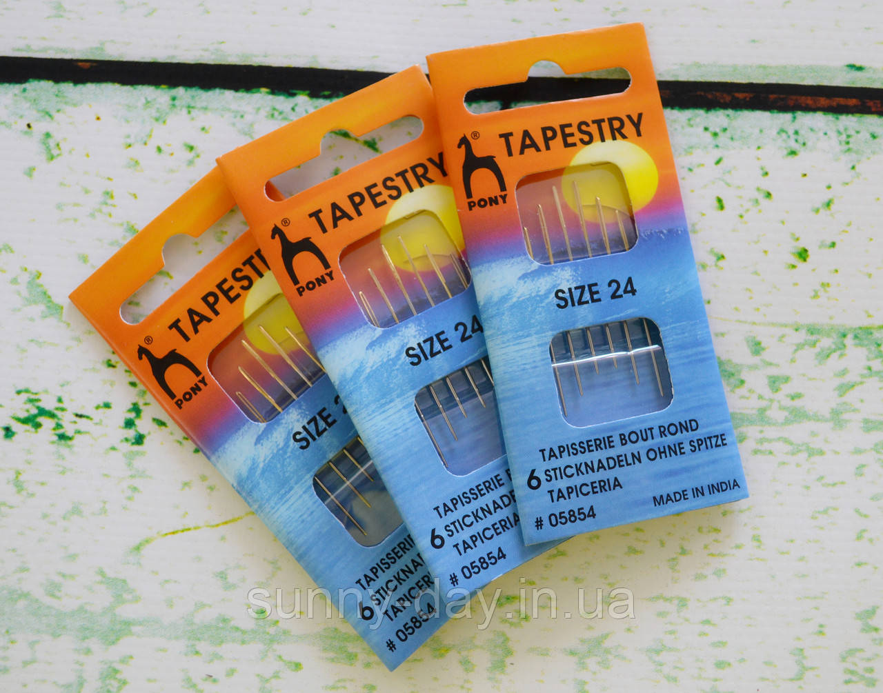 Гобеленові голки PONY (Cross Stitch/Tapestry Needles) №24, фото 1