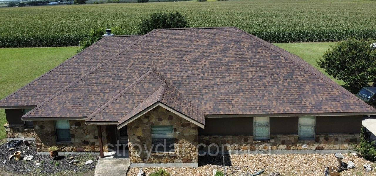 М'яка бітумна черепиця Owens Corning Duration AR Brownwood