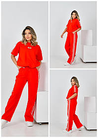 0398 Спортивний костюм жіночий напівбатал (3 од: M,L,XL)