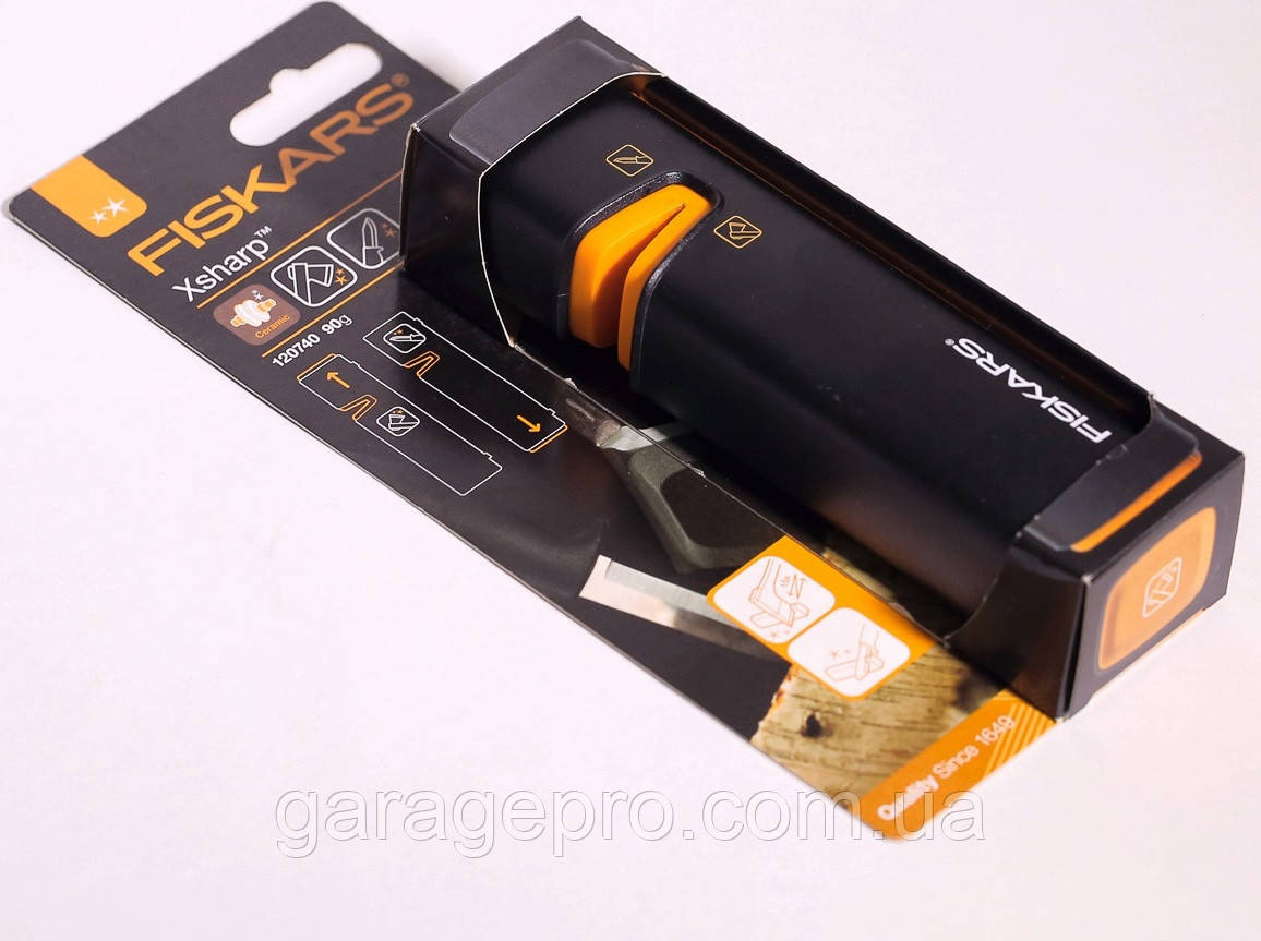 Універсальне точило для сокир та ножів Fiskars Xsharp (1000601), фото 1