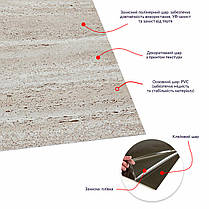 Самоклеюча LVT плитка 457*457*1.5mm (D) SW-00002461, фото 5