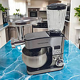 Багатофункціональний кухонний комбайн Top Kitchen 4500 з блендером 1.5 л тістомісом 7 л і м'ясорубкою, фото 2