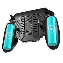 Бездротовий геймпад тригер для смартфонів MEMO PUBG Mobile AK77 з вентилятором та акумулятором на 4000 mAh, фото 5
