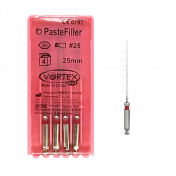 Paste Fillers №25 25мм Пасте Філерс каналонаповнювач 4шт Vortex, фото 1