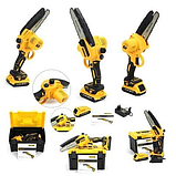 Акумуляторна ланцюгова пила Dewalt DCM160N 24 V, 4 Ah шина 20 см, АКБ пила, пила девольт, фото 4