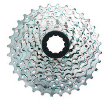 Касета SunRace CSM96 9AU N, 9 швидкостей, 11-32T, Nickel CSM96.9AU0.NS1.BX
