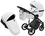 Коляска універсальна 2в1 Adamex Mobi Air Thermo ECO SA-1 (сумка, кошик, чохол на ніжки) Біла, фото 2