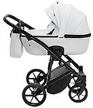 Коляска універсальна 2в1 Adamex Mobi Air Thermo ECO SA-1 (сумка, кошик, чохол на ніжки) Біла, фото 3