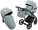 Візок універсальний 2в1 Adamex Mobi Air Thermo New ECO SA-20 (сумка, кошик, чохол на ніжки) Нефрит, фото 2