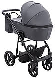 Візок універсальний 2в1 Adamex Mobi Air Thermo New ECO SA-5 (сумка, кошик, чохол на ніжки) Сіра, фото 4