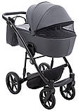 Візок універсальний 2в1 Adamex Mobi Air Thermo New ECO SA-5 (сумка, кошик, чохол на ніжки) Сіра, фото 5