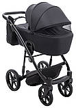Коляска універсальна 2в1 Adamex Mobi Air Thermo New Lux TK-53 (сумка, кошик, чохол на ніжки) Чорна, фото 5