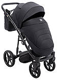 Коляска універсальна 2в1 Adamex Mobi Air Thermo New Lux TK-53 (сумка, кошик, чохол на ніжки) Чорна, фото 6