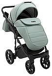 Коляска універсальна 2в1 Adamex Nola Eco SA-20 (сумка, кошик, чохол на ніжки) Нефрит, фото 6