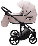 Коляска універсальна 2в1 Adamex Porto Light ECO SA-15 (сумка, кошик, чохол на ніжки) Рожева, фото 3