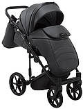 Коляска універсальна 2в1 Adamex Porto Light ECO SA-5 (сумка, кошик, чохол на ніжки) Графіт, фото 6