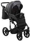 Коляска універсальна 2в1 Adamex Porto Light ECO SA-5 (сумка, кошик, чохол на ніжки) Графіт, фото 7