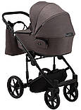 Коляска універсальна 2в1 Adamex Porto Light Tip TK-21 (сумка, кошик, чохол на ніжки) Коричнева, фото 5