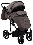 Коляска універсальна 2в1 Adamex Porto Light Tip TK-21 (сумка, кошик, чохол на ніжки) Коричнева, фото 7