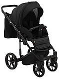 Коляска універсальна 2в1 Adamex Porto Light Tip TK-53 (сумка, кошик, чохол на ніжки) Чорна, фото 8