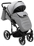 Коляска універсальна 2в1 Adamex Porto Light Tip TK-83 (сумка, кошик, чохол на ніжки) Сіра, фото 6