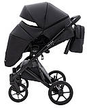 Коляска універсальна 2в1 Bair Kiwi Plus ECO BKP-15 (москітна сітка, сумка, дощовик) Чорна, фото 8