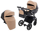 Коляска універсальна 2в1 Bair Kiwi Plus ECO BKP-18/15 (москітна сітка, козирок від сонця, дощовик), фото 2