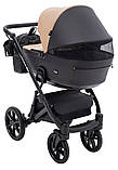 Коляска універсальна 2в1 Bair Kiwi Plus ECO BKP-18/15 (москітна сітка, козирок від сонця, дощовик), фото 5