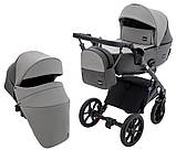 Коляска універсальна 2в1 Bair Kiwi Plus ECO BKP-21/15 (москітна сітка, козирок від сонця, дощовик) Сіра, фото 2