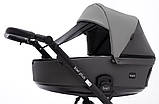 Коляска універсальна 2в1 Bair Kiwi Plus ECO BKP-21/15 (москітна сітка, козирок від сонця, дощовик) Сіра, фото 6