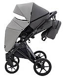 Коляска універсальна 2в1 Bair Kiwi Plus ECO BKP-21/15 (москітна сітка, козирок від сонця, дощовик) Сіра, фото 8