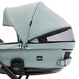 Коляска універсальна 2в1 Bair Kiwi Plus ECO BKP-26 (москітна сітка, козирок від сонця, дощовик) Нефритова, фото 6