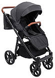 Коляска універсальна 2в1 Bair Palermo BP-01 (чохол на ніжки, кошик, сумка, підсклянник) Чорна, фото 7