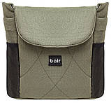 Коляска універсальна 2в1 Bair Ultra Soft U-816 (дощовик, москітна сітка, підсклянник, кошик) Оливкова, фото 9