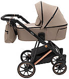 Коляска універсальна 2в1 Bair Vega Soft VEM-04 (чохол на ніжки, підсклянник, сумка) Коричнева, фото 3